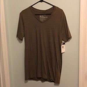 Brown Hurley vneck tee